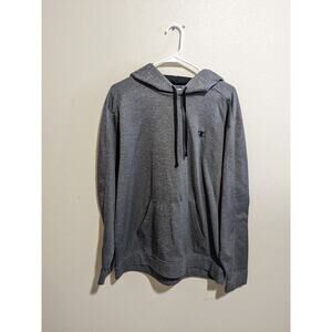 Champion Mens Powertrain Duofold Warm Control Pullover Hoodie Gray Size XL